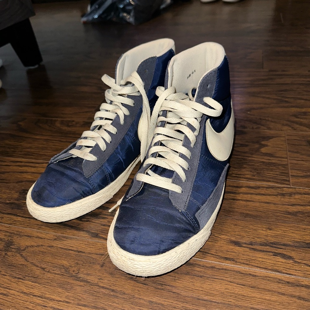 Nike Blue and White Athletic Shoes